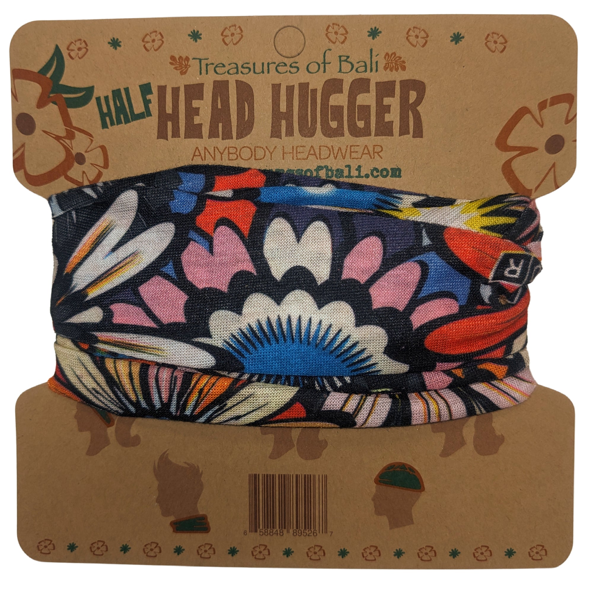Half Head Hugger | Large Retro Floral