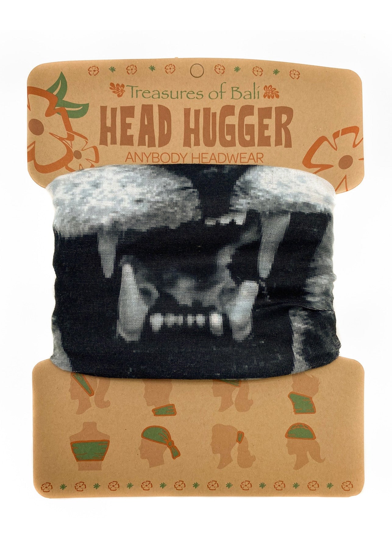 Head Hugger | Black Abstract