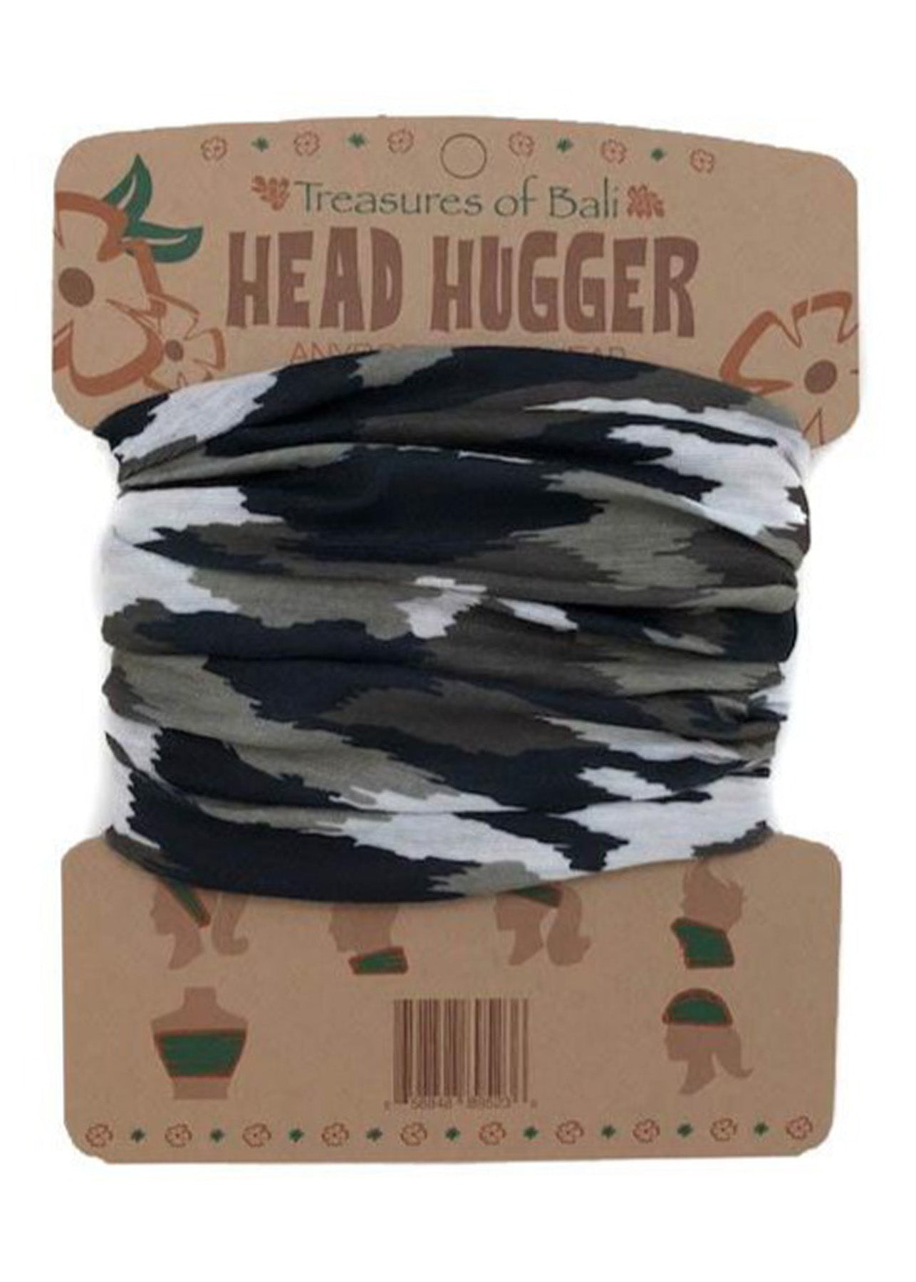 Head Hugger | Black Flame Stitch