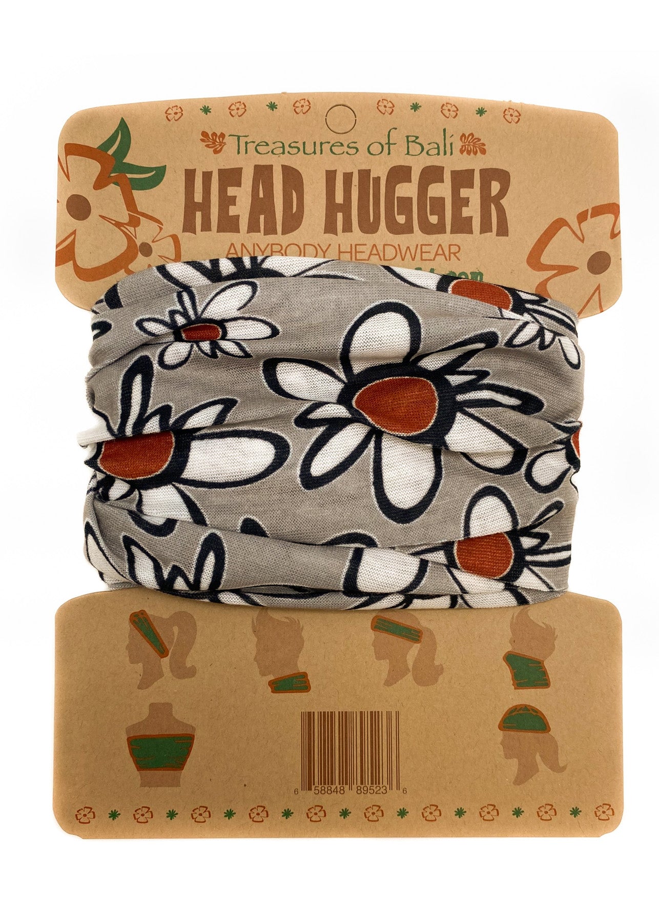 Head Hugger | Gray Floral