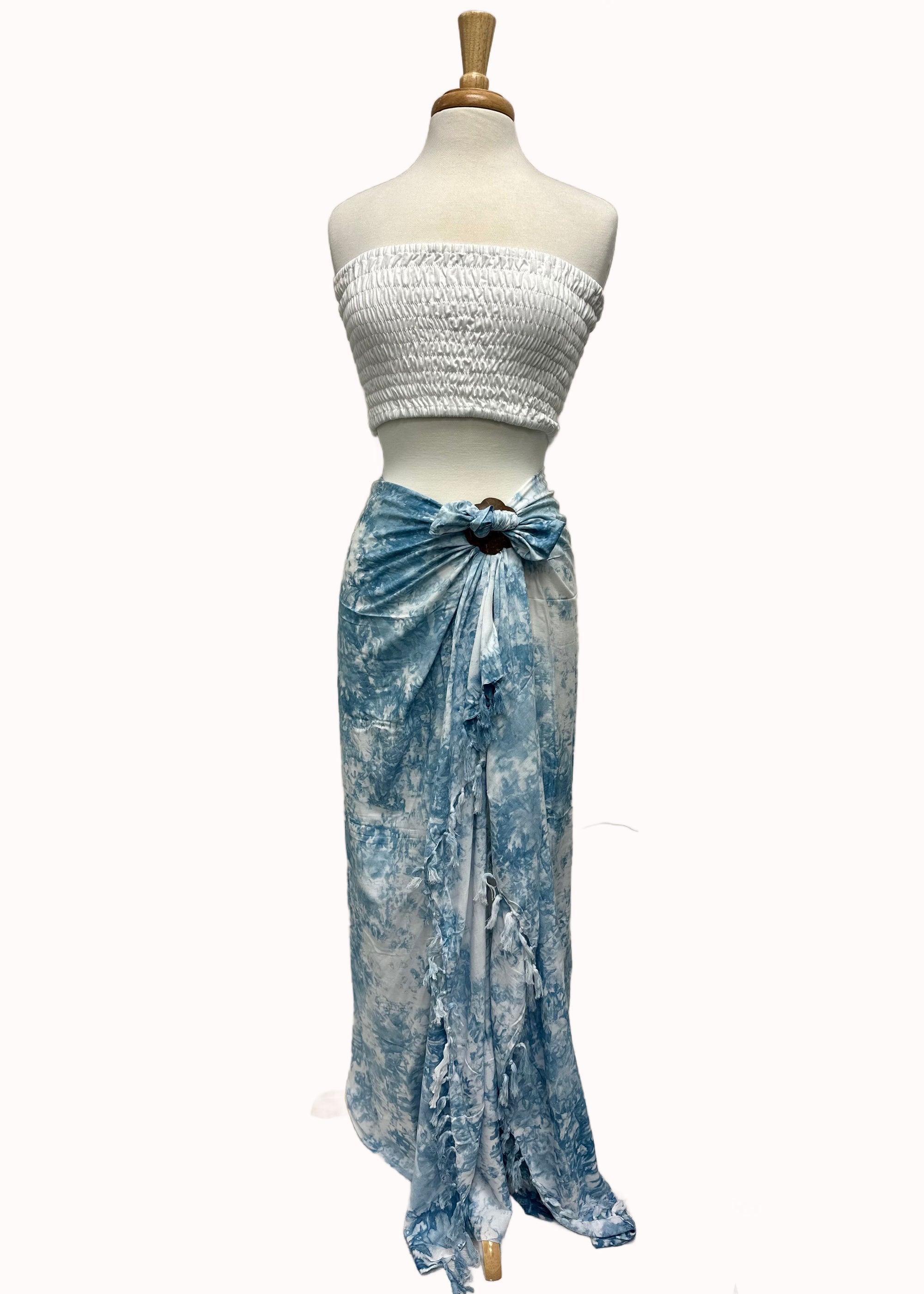 Sarong Tie Dye | Light Blue Tie Dye