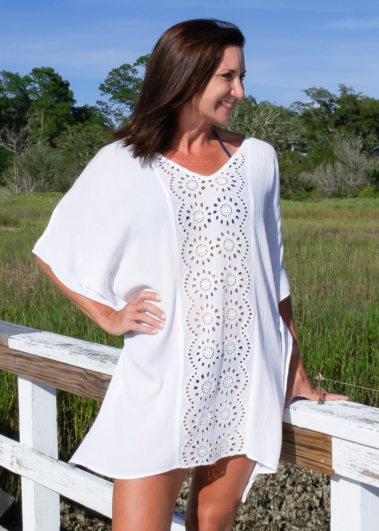 Shannon Cover Up | White
