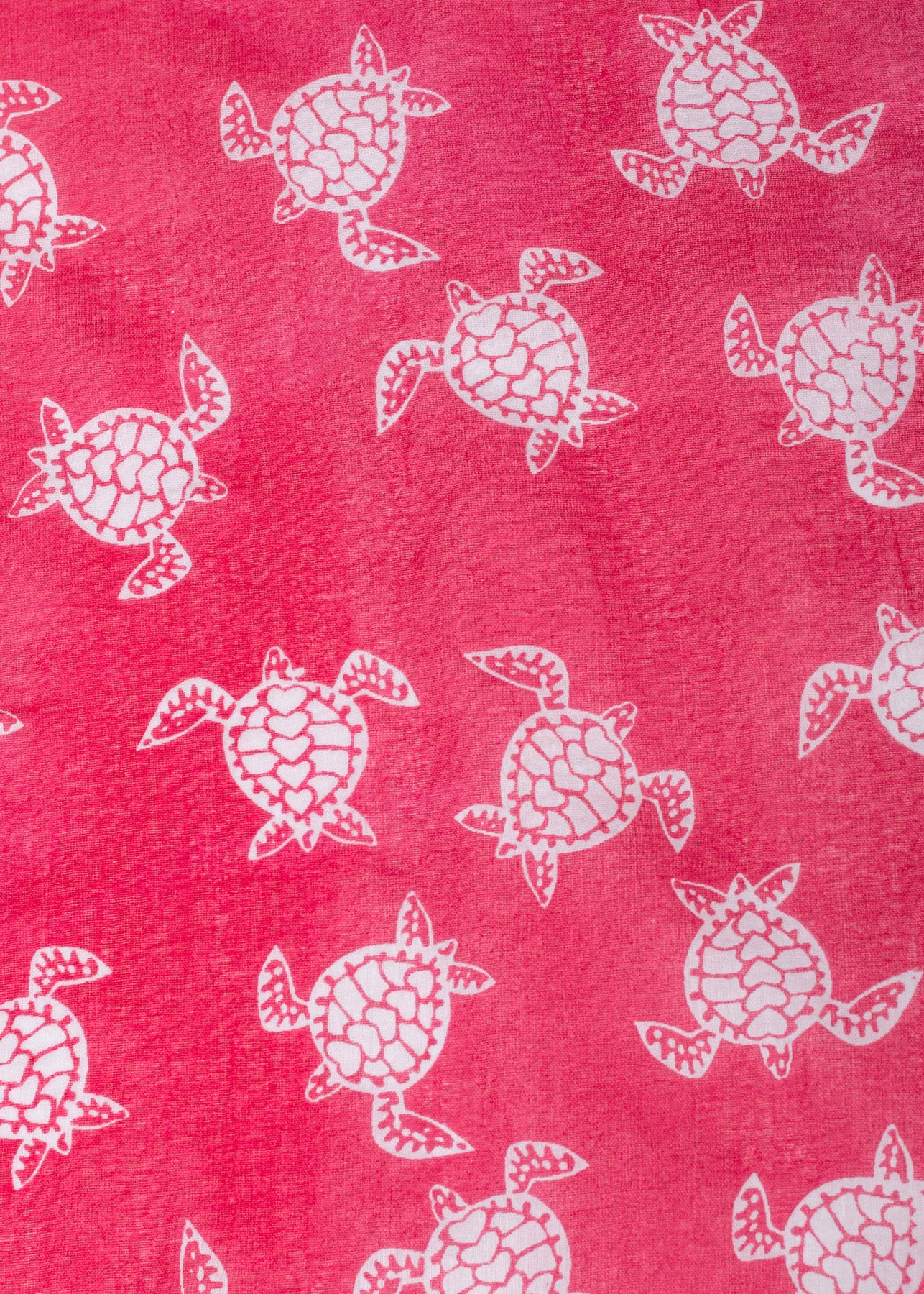Sarong Cotton | Pink Turtle