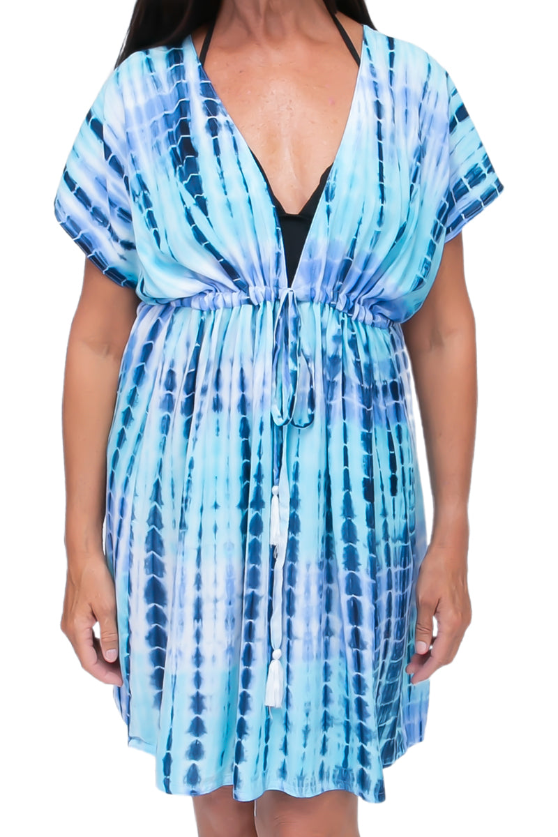 Martha May Cover Up | Blue Tie Dye