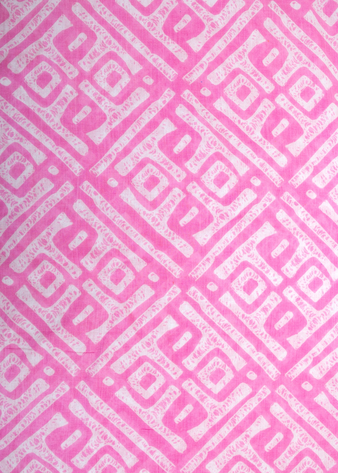 Sarong Cotton | Pink Aztec
