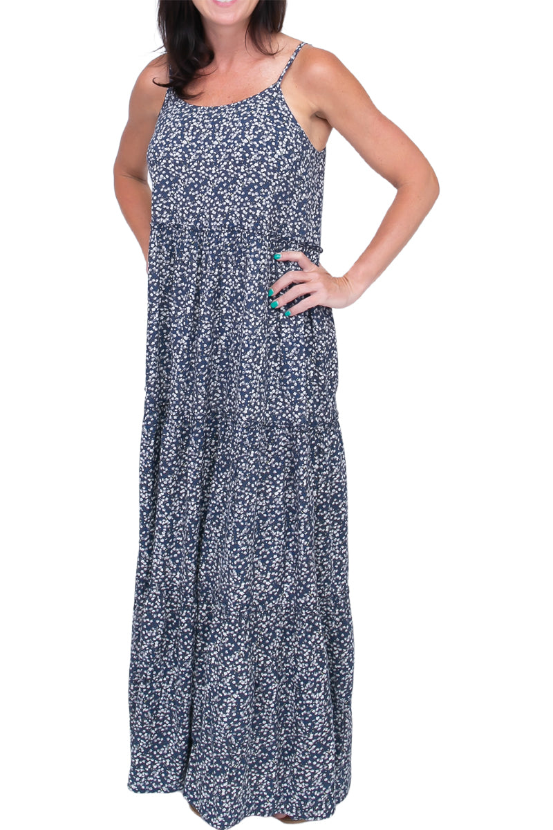 Sharon Maxi Dress | Blue & White and Ditzy Navy