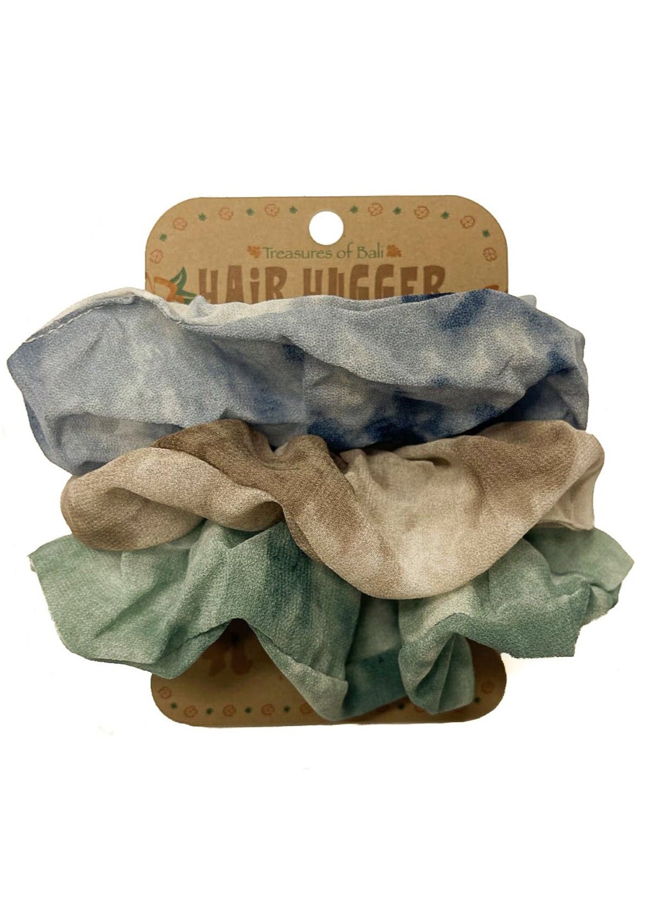 Scrunchie 3 Pack | Muted Tie Dye
