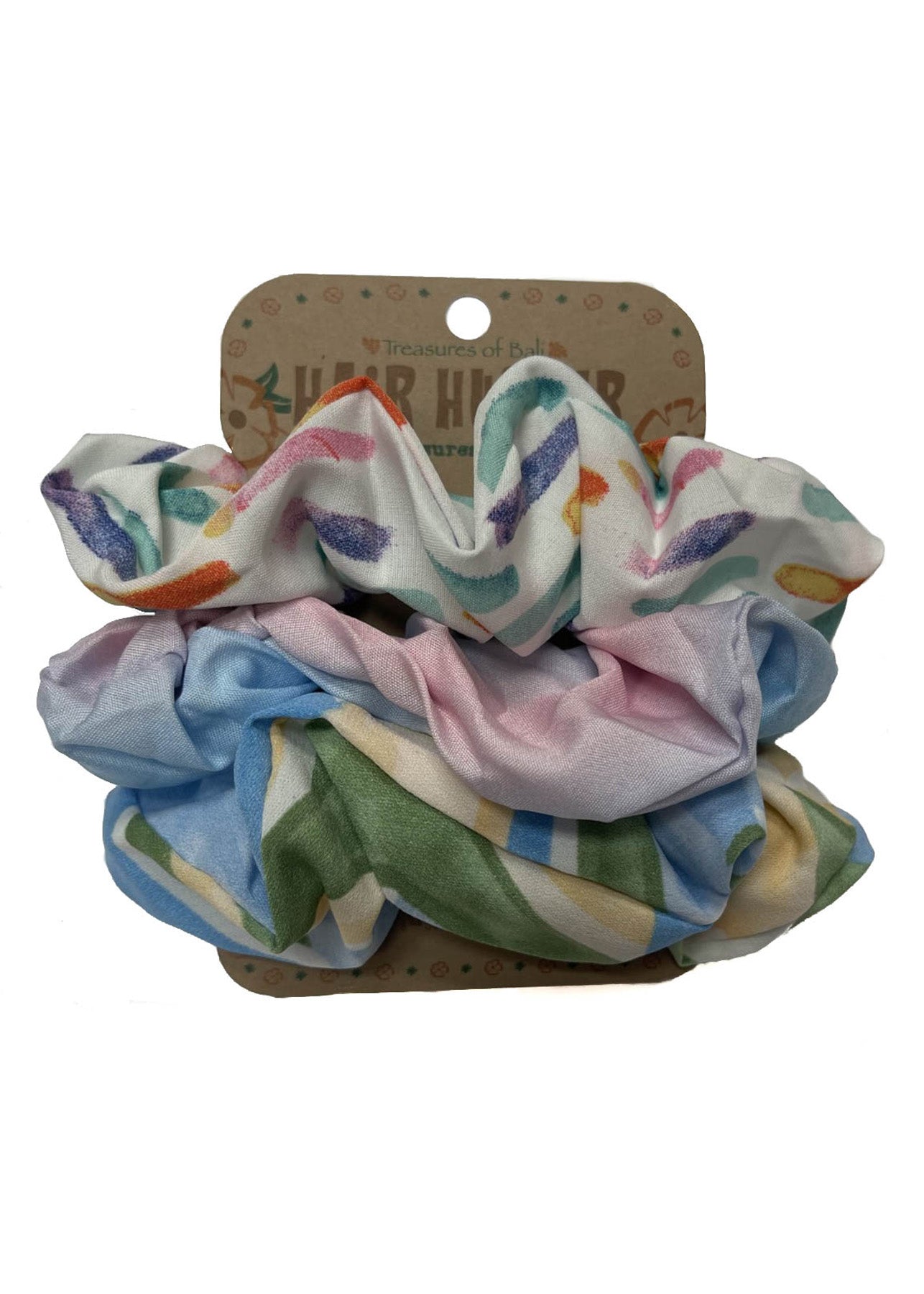 Scrunchie 3 Pack | Colorful Abstract