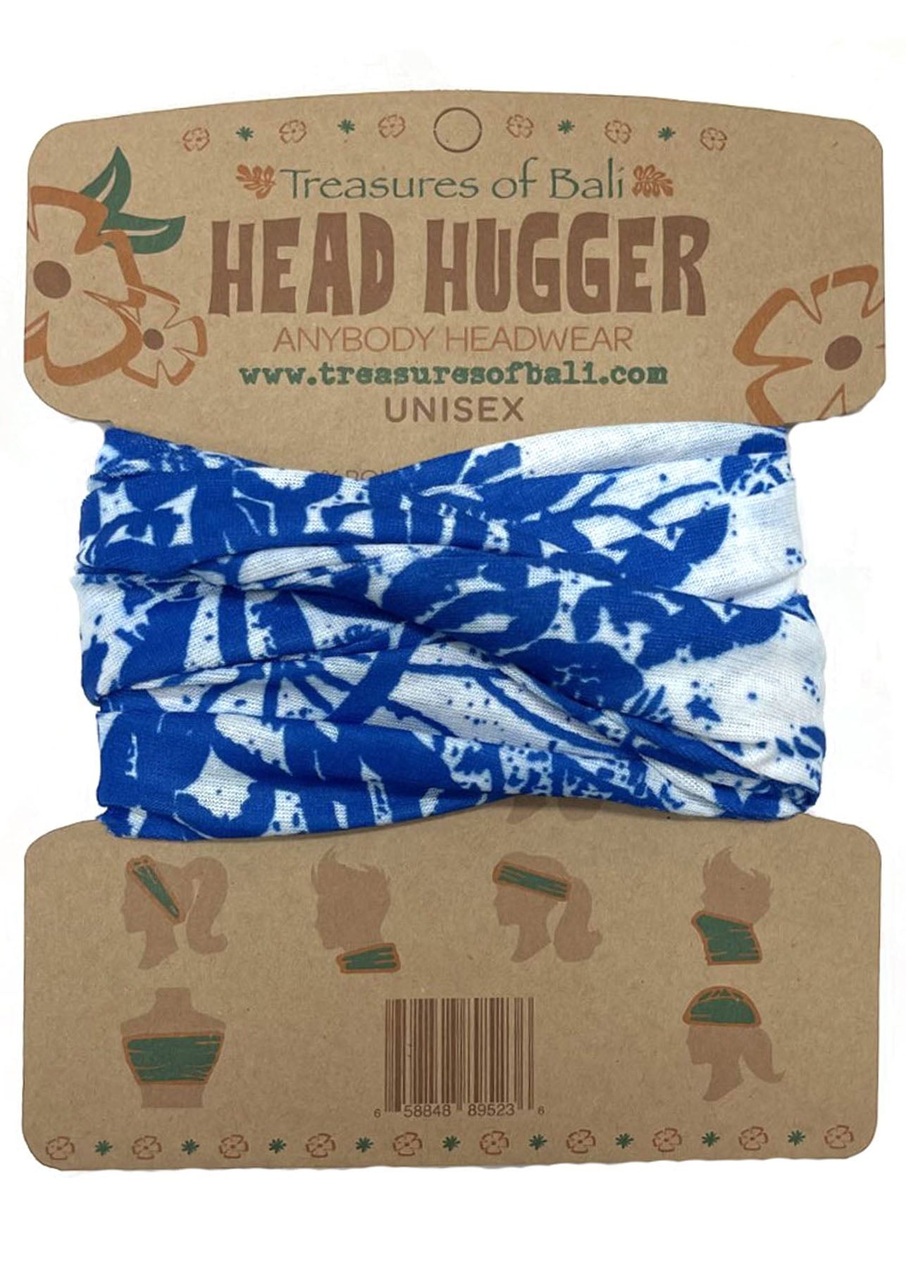 Head Hugger | Blue Splatter