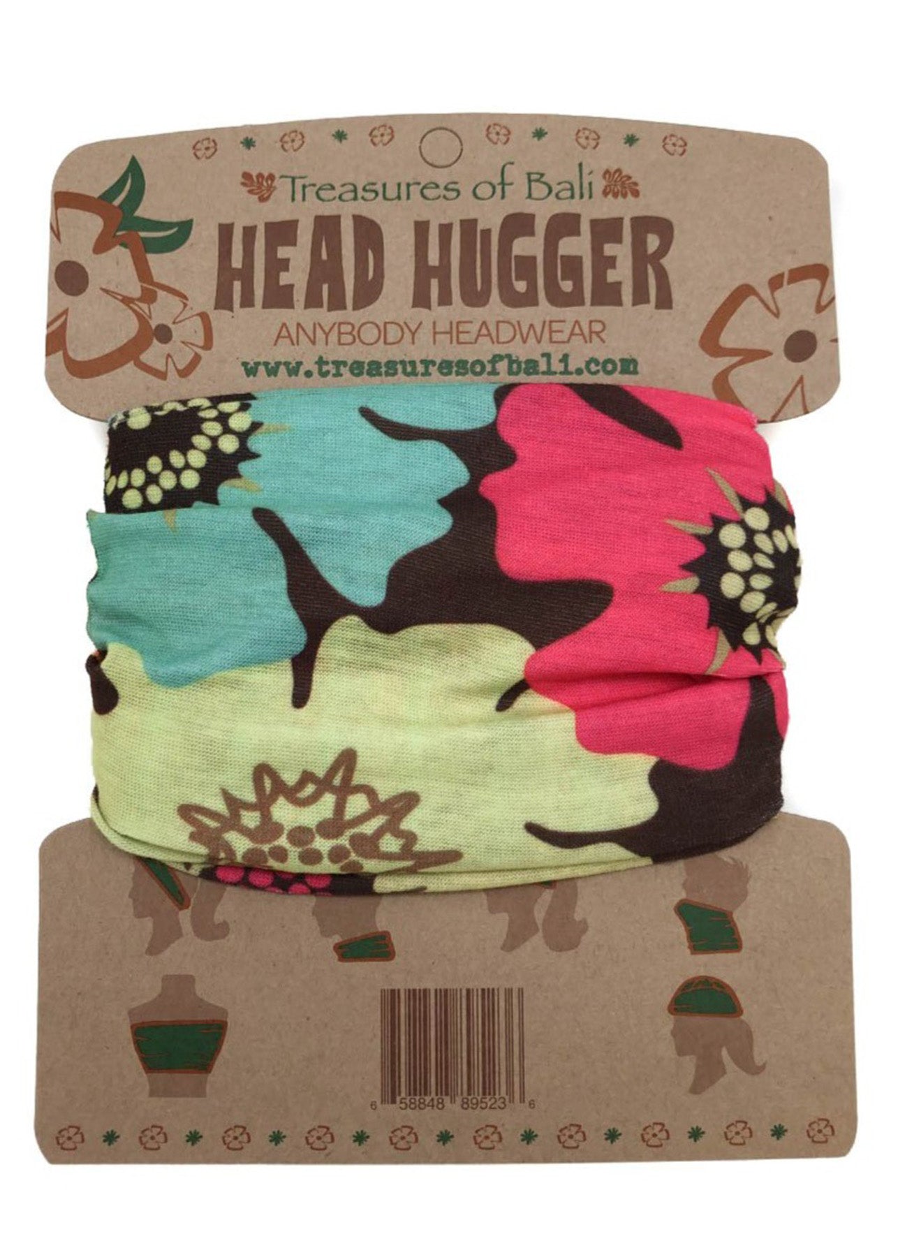 Head Hugger | Brown Flowers
