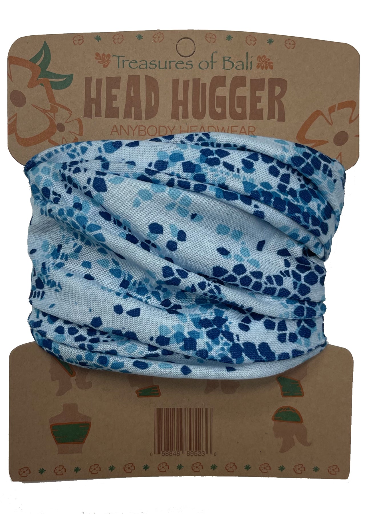 Head Hugger | Dark and Light Blue Spots
