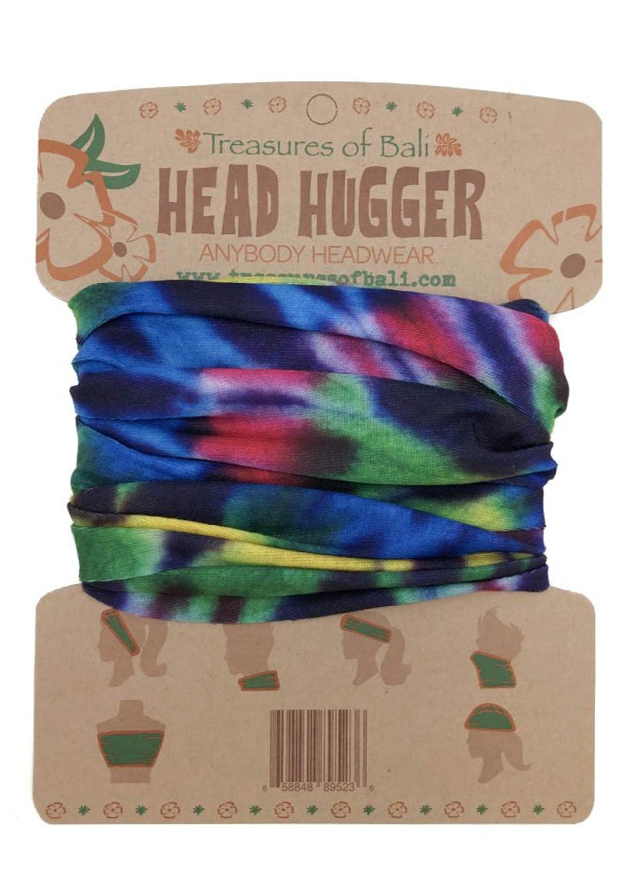 Head Hugger | Dark Hues Tie Dye