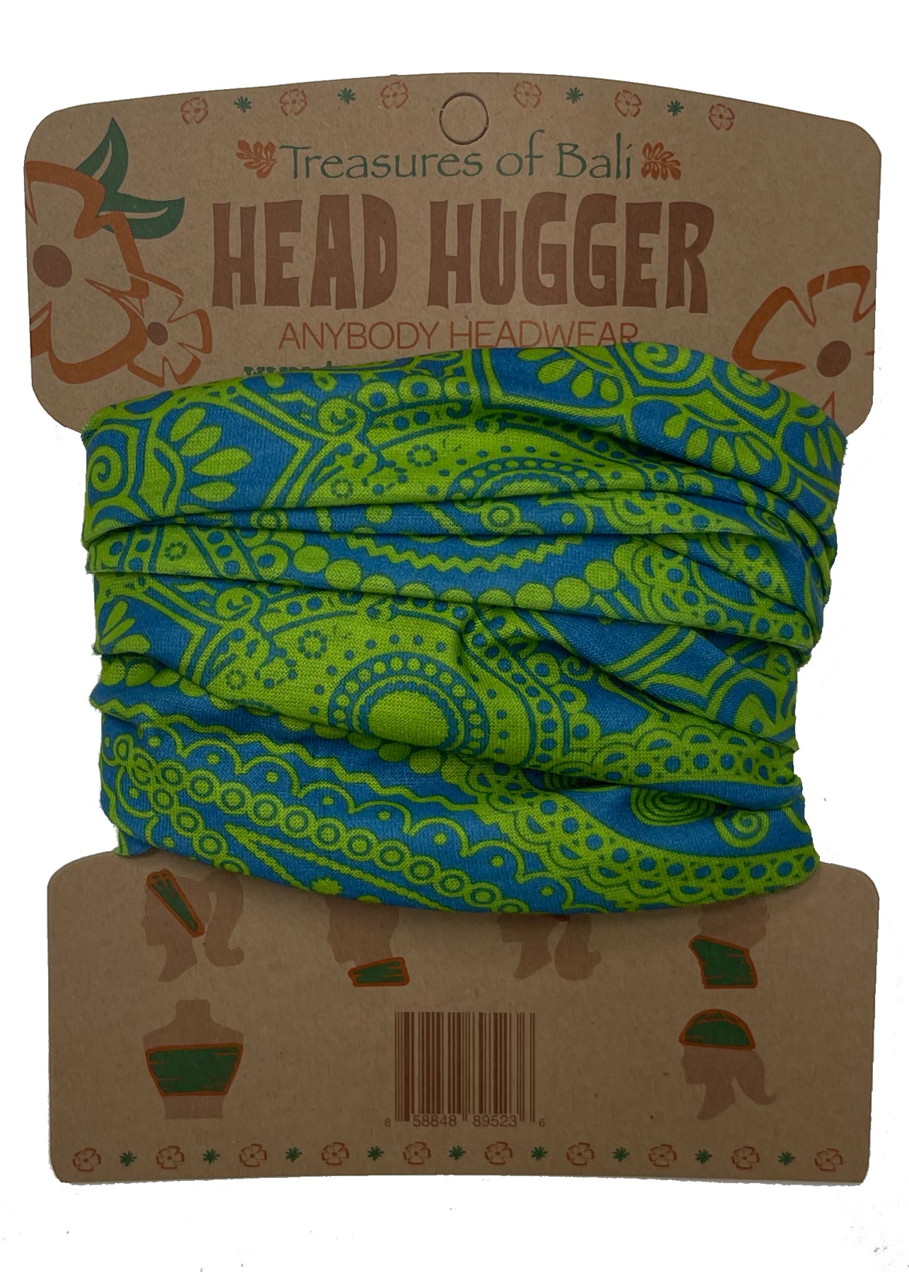 Head Hugger | Green and Blue