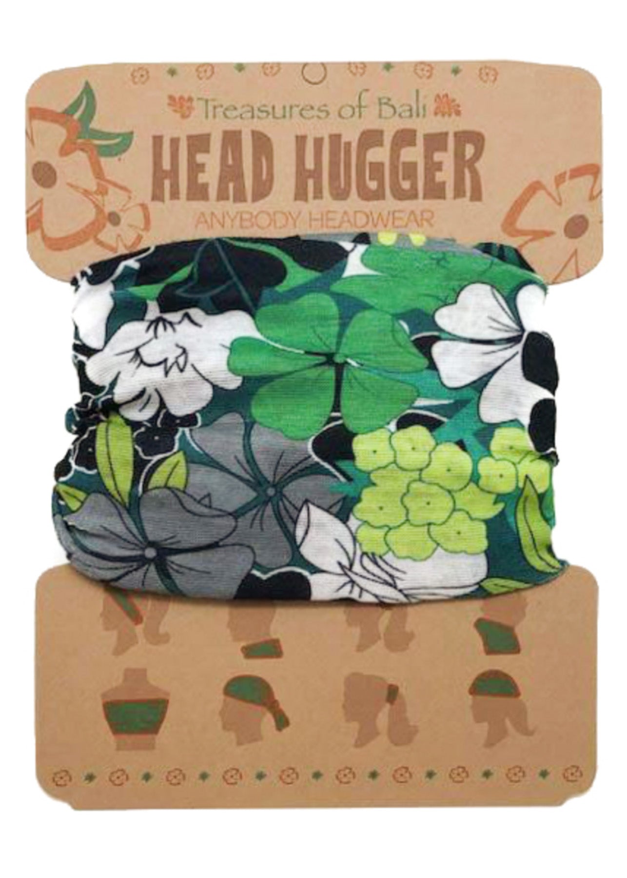 Head Hugger | Green Floral