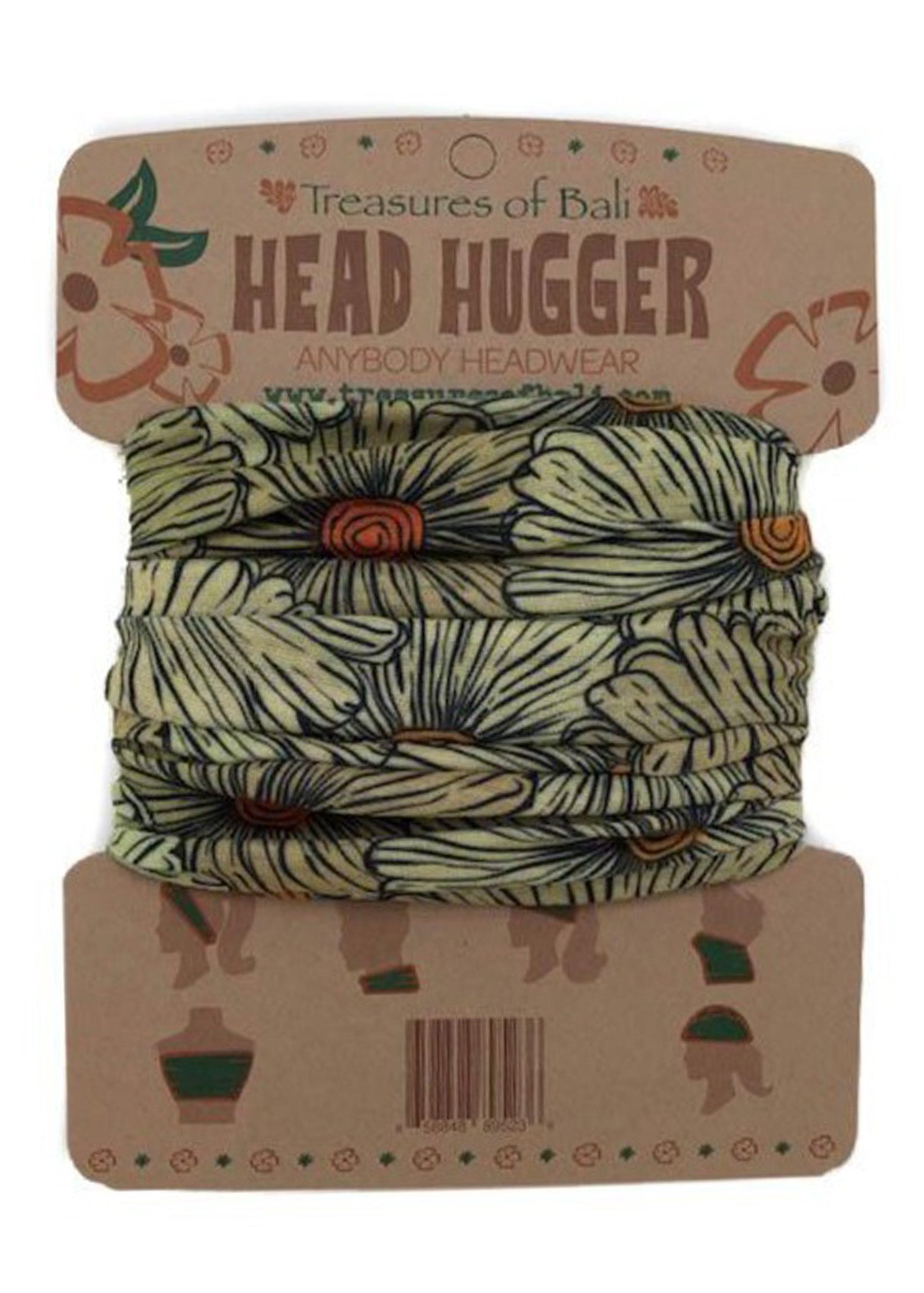 Head Hugger | Green Wreath Floral