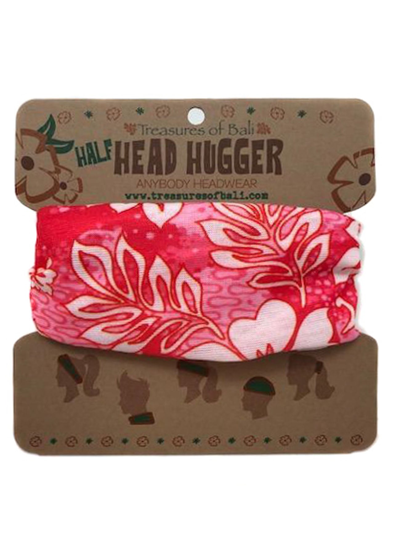 Half Head Hugger | Tropical Red