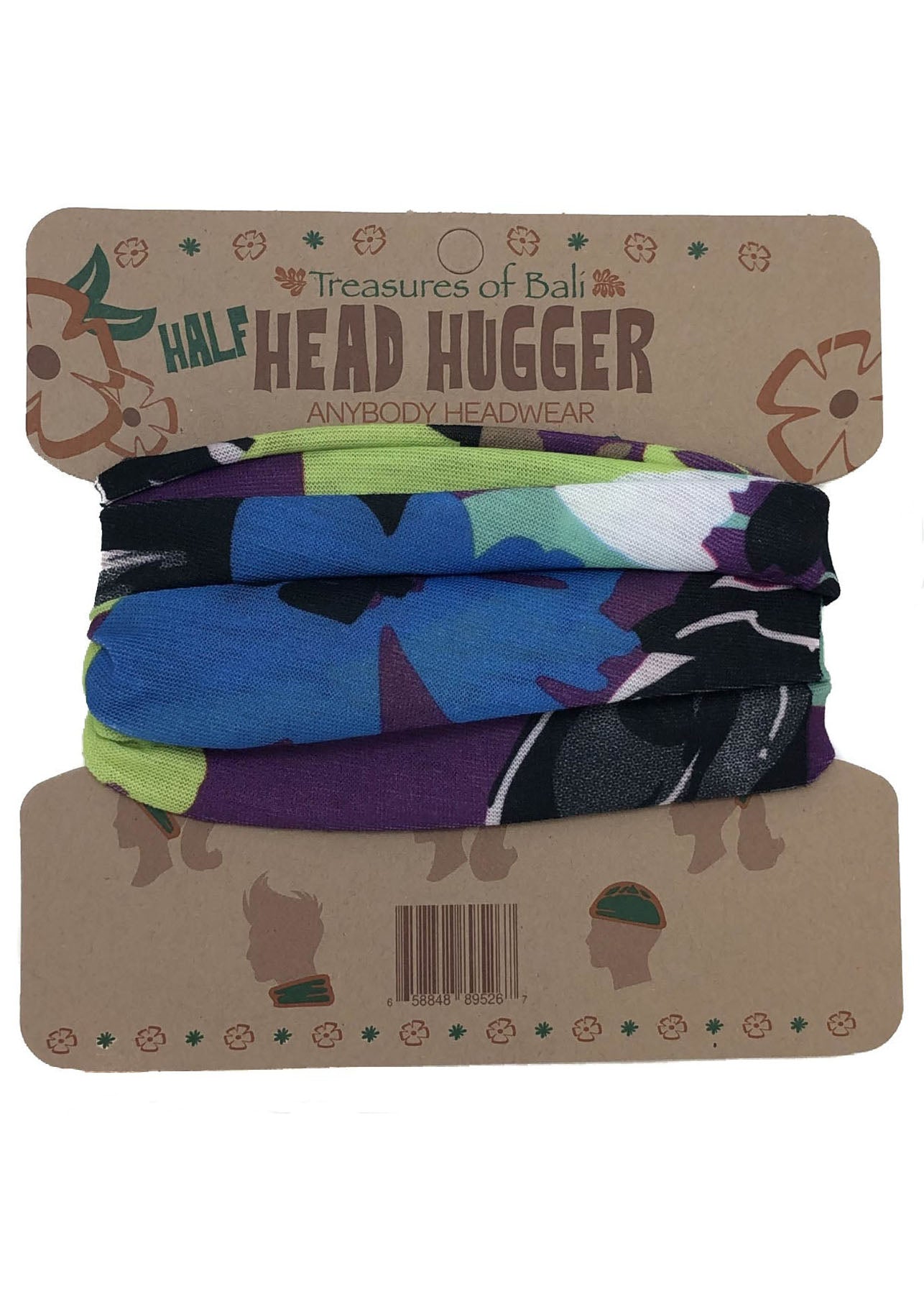 Half Head Hugger | Prickly Purple