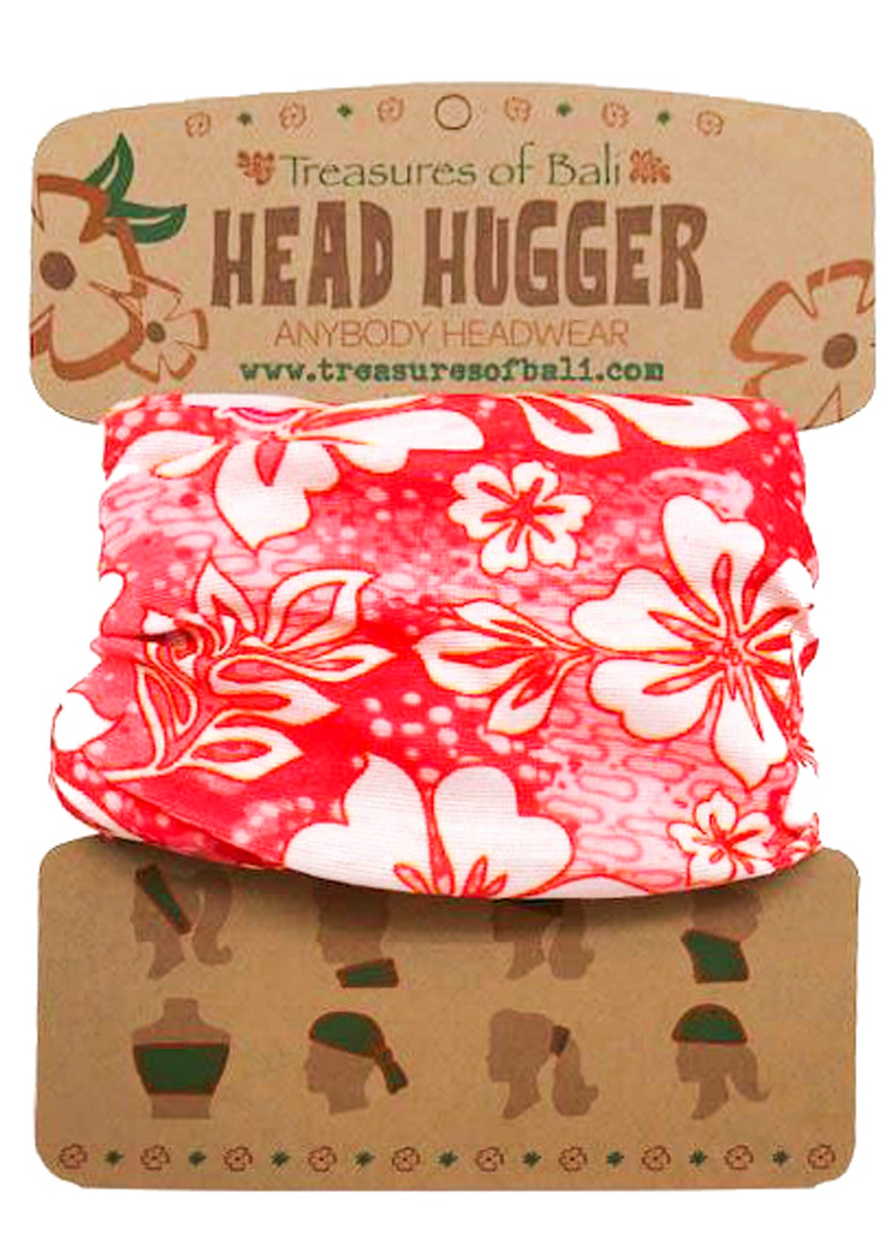 Head Hugger | Red Tropical Flower
