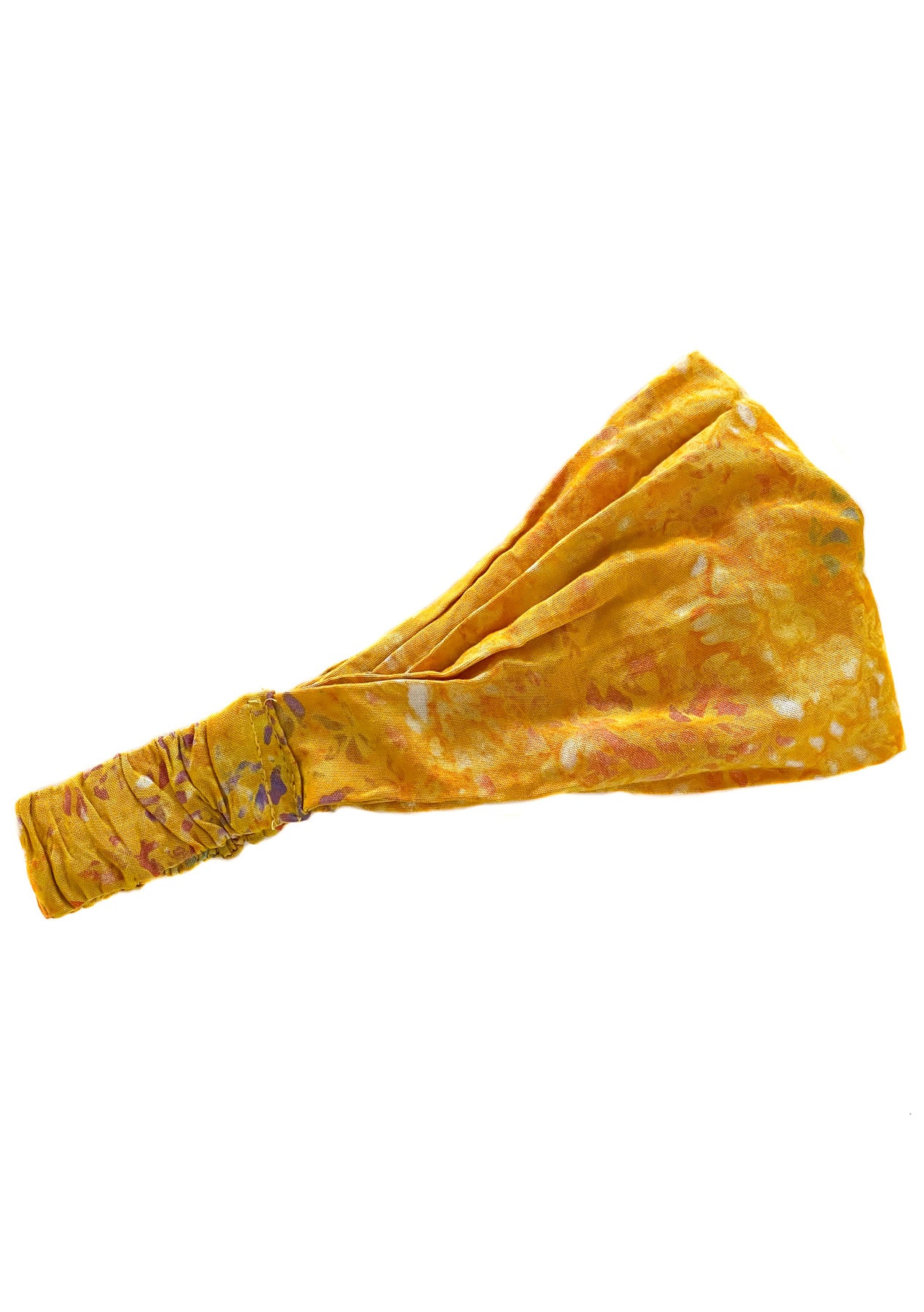 Bandana Headband | Yellow Batik