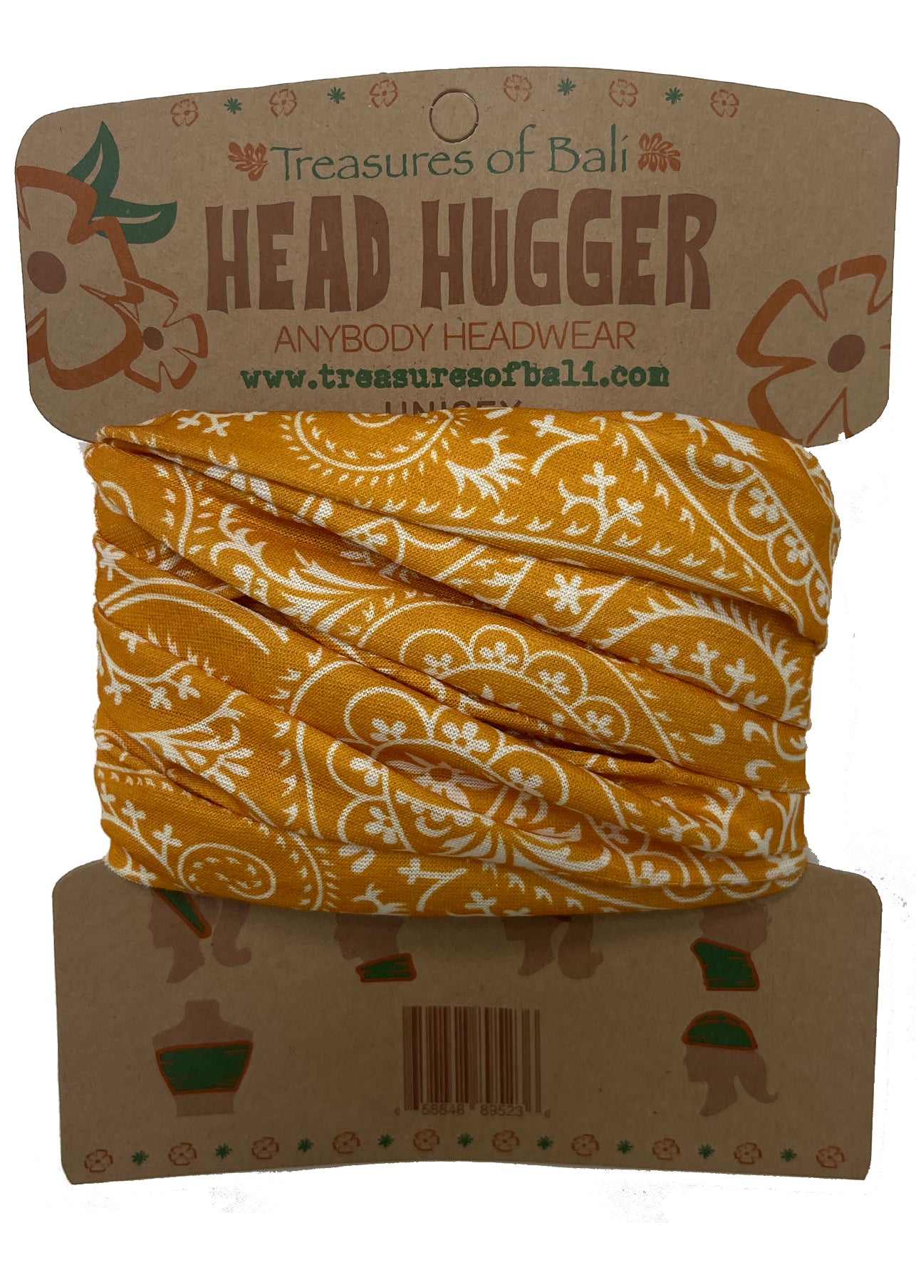 Head Hugger | Yellow Bandana Print